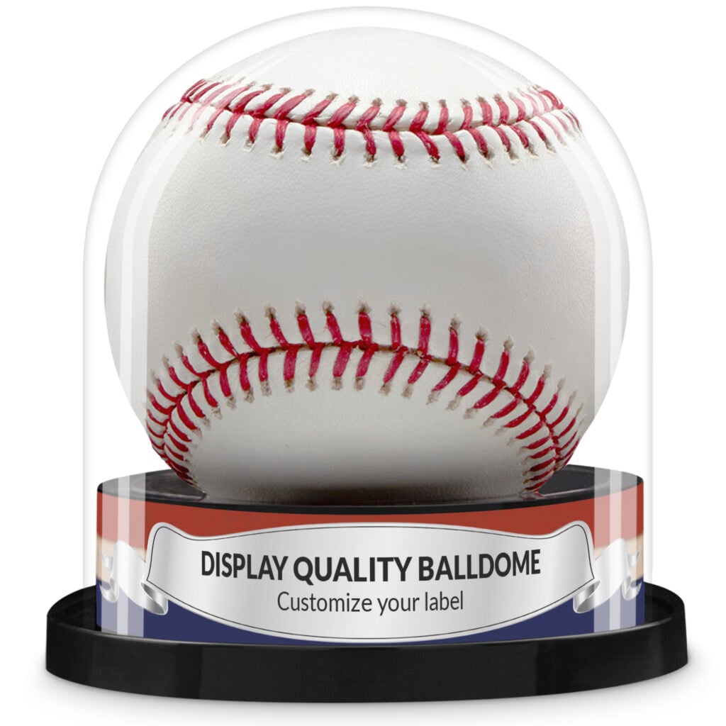 The Display Quality Balldome - Custom Baseball Display Case