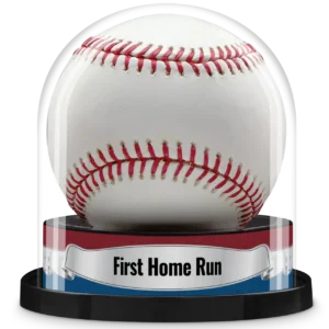 First Home Run Baseball Display Case | Balldome