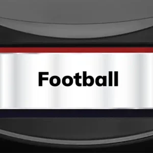 Football Display Case Label